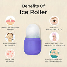 Beauty Ice Roller for Face & Eye Massage (Reusable, Purple / Without Box)